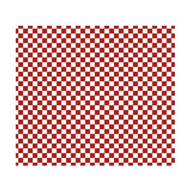 Envuelta Antigrasa “Vichy” Rojo 31x35cm (1.000 Uds)