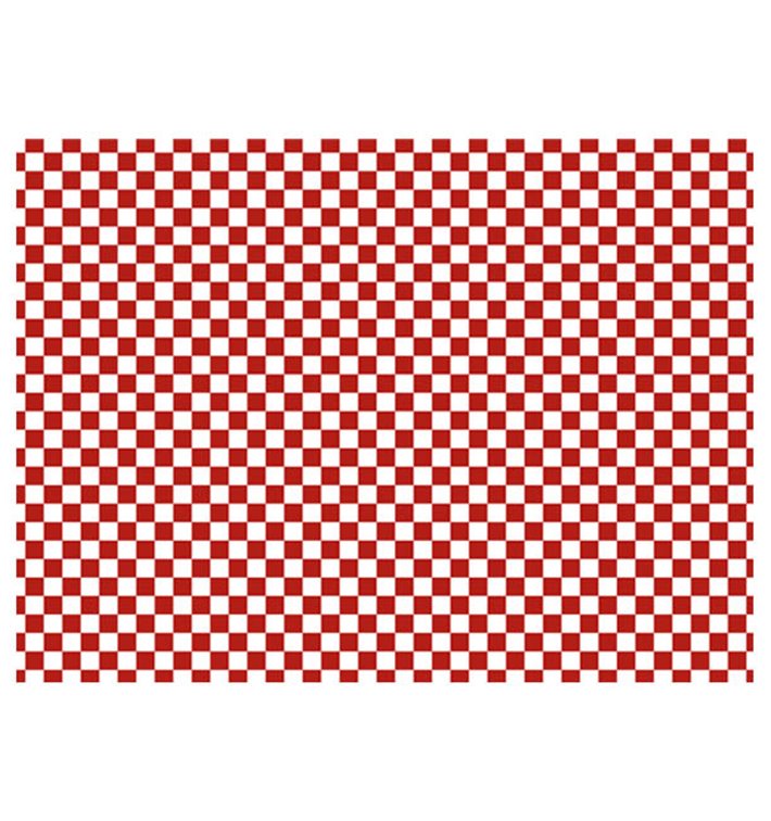 Envuelta Antigrasa “Vichy” Rojo 31x42cm (1.000 Uds) Envuelta Antigrasa “Vichy” Rojo 31x42cm (1.000 Uds)