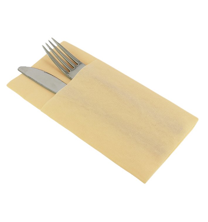 Servilleta Kanguro Airlaid Crema 40x40cm (30 Uds) Servilleta Kanguro Airlaid Crema 40x40cm (30 Uds)
