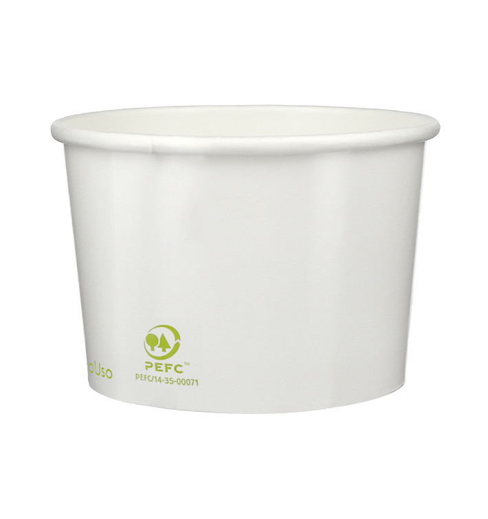Tarrina de Cartón para Helados Ecológica 310ml (50 Uds) Tarrina de Cartón para Helados Ecológica 310ml (50 Uds)