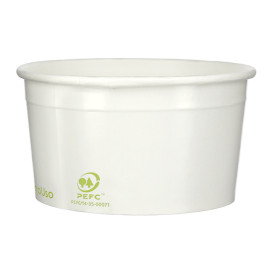 Tarrina de Cartón para Helados Ecológica 195ml (45 Uds)