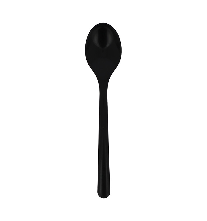 Cucharilla Reutilizable PP Mineral “Hércules” Negra 130mm (50 Uds) Cucharilla Reutilizable PP Mineral “Hércules” Negra 130mm (50 Uds)