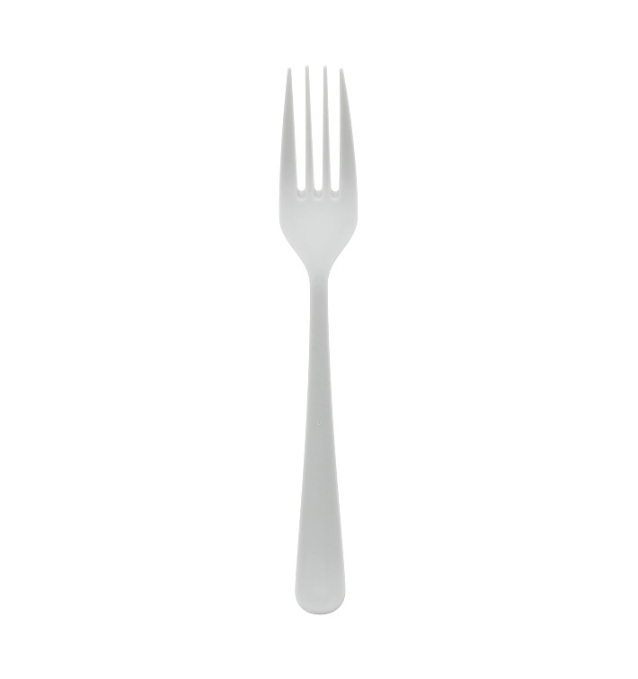 Tenedor Reutilizable PP Mineral “Gaia” Blanco 190mm (100 Uds) Tenedor Reutilizable PP Mineral “Gaia” Blanco 190mm (100 Uds)