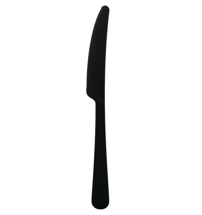 Cuchillo Reutilizable PP Mineral “Gaia” Negro 197mm (10 Uds) Cuchillo Reutilizable PP Mineral “Gaia” Negro 197mm (10 Uds)