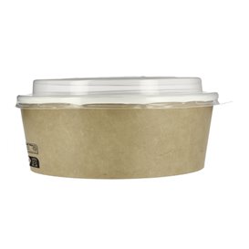 Tarrina de Cartón Kraft con Tapa PP 33Oz/1000ml (100 Uds)