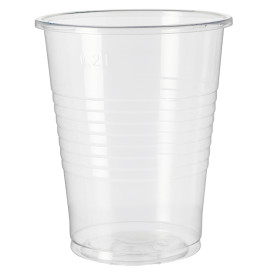 Vaso de Plástico PP Transparente 240ml Ø7,34cm (100 Uds)