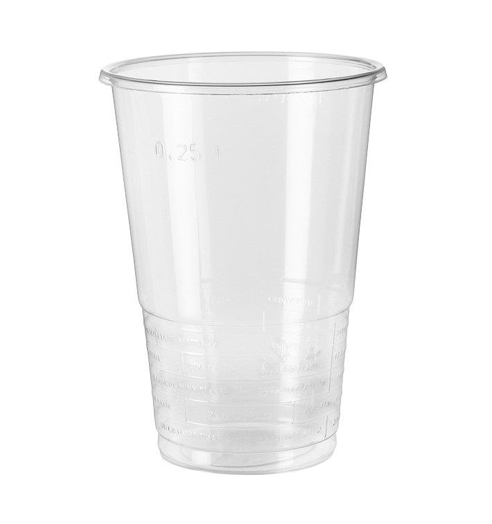 Vaso de Plástico PP Transparente 330ml Ø7,9cm (50 Uds) Vaso de Plástico PP Transparente 330ml Ø7,9cm (50 Uds)