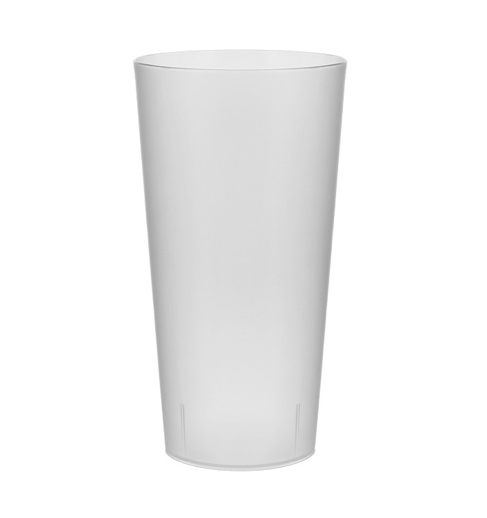 Vaso Reutilizable de Plástico PP Translúcido 400ml (14 Uds) Vaso Reutilizable de Plástico PP Translúcido 400ml (14 Uds)