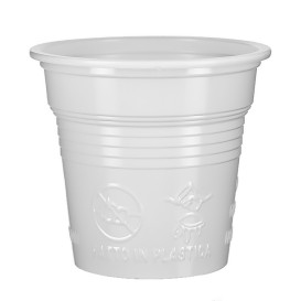 Vaso de Plástico PS Blanco 80ml Ø5,7cm (100 Uds)