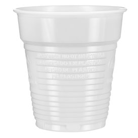 Vaso de Plástico PS Vending Blanco 166ml Ø7,0cm (100 Uds)