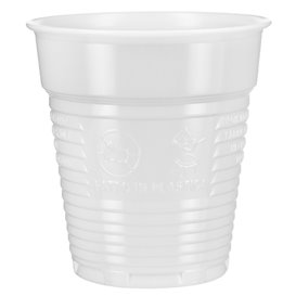 Vaso de Plástico PS Vending Blanco 166ml Ø7,0cm (100 Uds)