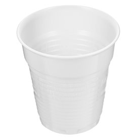 Vaso de Plástico PS Vending Blanco 166ml Ø7,0cm (100 Uds)