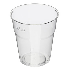 Vaso Reutilizable Económico PS "Diamant" Cristal 200ml Ø7,2cm (25 Uds)