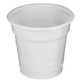 Vaso de Plástico PS Blanco 80ml Ø5,7cm (100 Uds)