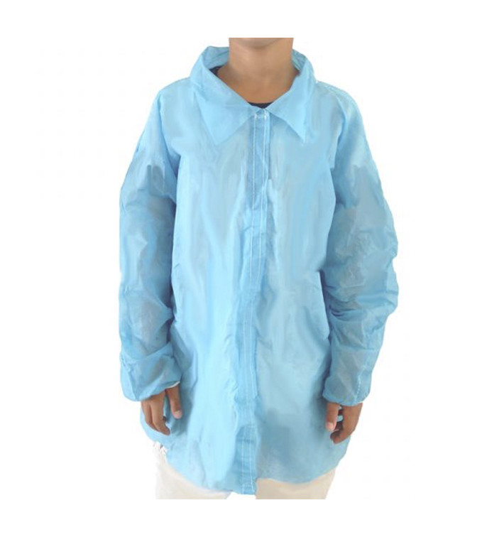 Bata Infantil Azul TST PP Con Velcro Sin Bolsillo (1 Ud) Bata Infantil Azul TST PP Con Velcro Sin Bolsillo (1 Ud)