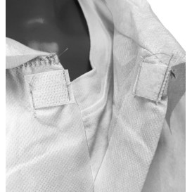 Bata Industrial TST PP Con Velcro Sin Bolsillo Blanco 4XL (1 Ud)