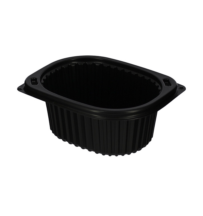 Envase Rectangular PP Negro 450ml 142x111x60mm (80 Uds) Envase Rectangular PP Negro 450ml 142x111x60mm (80 Uds)