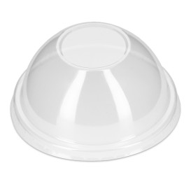 Tapa Cúpula Cerrada PP Transparente Ø7,9cm (100 Uds)