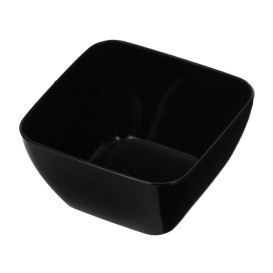 Bol de Plástico Degustacion Negro 5x5x3 cm 75ml (20 Uds)