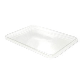 Bandeja Reutilizable PET Transparente 35x24cm (10 Uds)