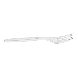Tenedor Reutilizable PS “Diamant” Transparente 180mm (20 Uds)