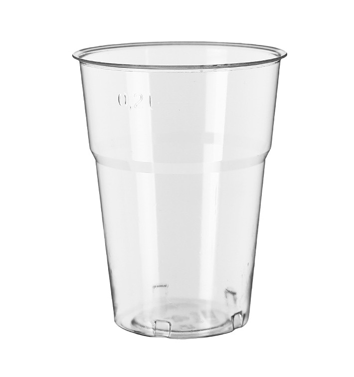 Vaso Reutilizable PS "Diamant" Cristal 250ml Ø7,2cm (50 Uds)