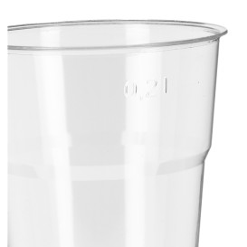 Vaso Reutilizable PS "Diamant" Cristal 250ml Ø7,2cm (50 Uds)