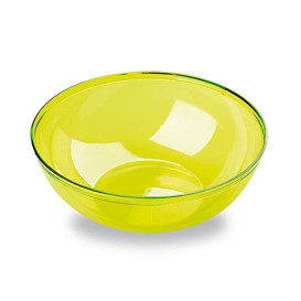 Bol de Plástico Verde 400ml 140Ø (4 Uds)