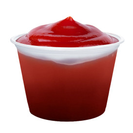 Tarrina para Salsas PP Trans. 100ml Ø7,3cm (125 Uds) 