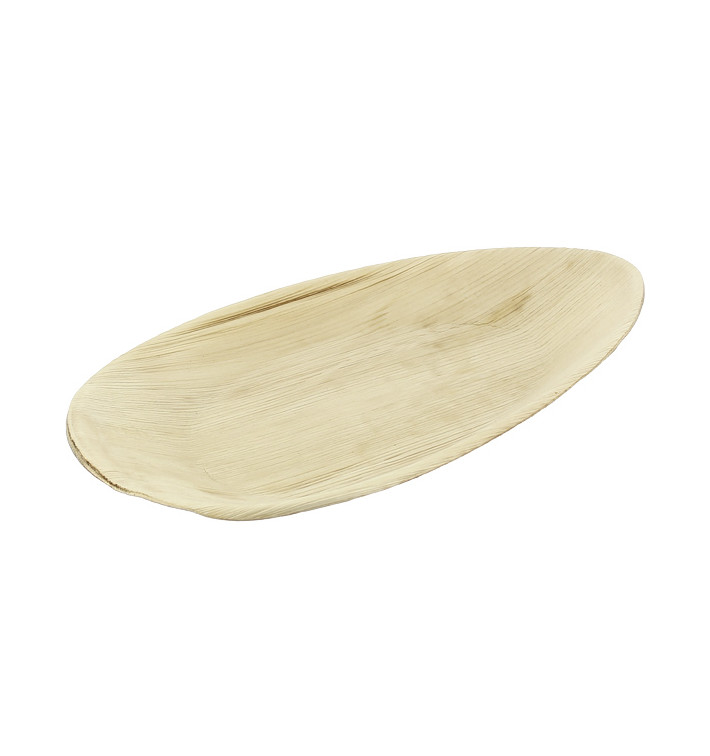 Bandeja Ovalada Hoja de Palma 30x16cm (25 Uds) Bandeja Ovalada Hoja de Palma 30x16cm (25 Uds)