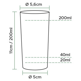 Vaso Inyectado Whisky PS 200 ml (10 Uds)