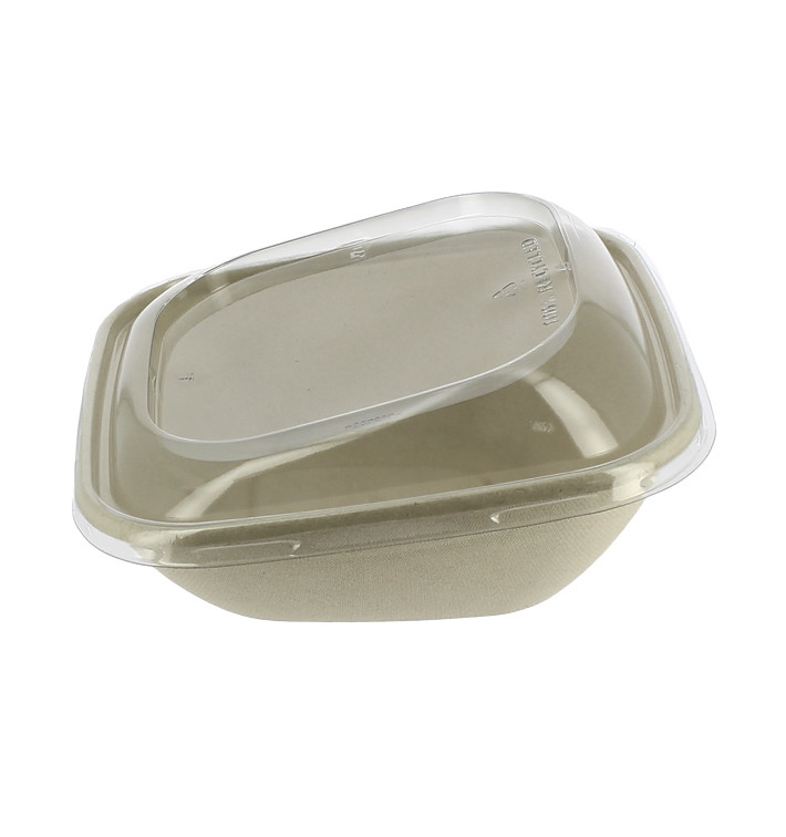 Envase Caña Azúcar con tapa 750ml 190x190x80mm (15 Uds) Envase Caña Azúcar con tapa 750ml 190x190x80mm (15 Uds)
