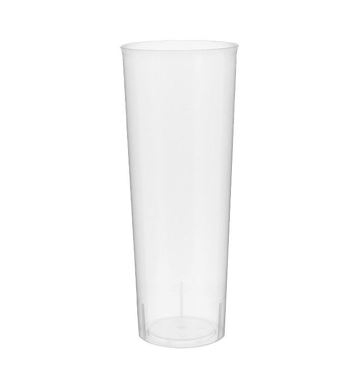 Vaso Tubo Plástico Irrompible PP 300 ml (10 Uds) Vaso Tubo Plástico Irrompible PP 300 ml (10 Uds)