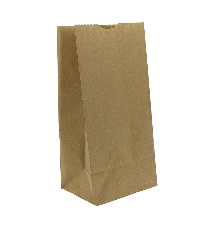 Bolsa de Papel Sin Asas Kraft Marrón 45g/m² 12+8x24cm (25 Uds) Bolsa de Papel Sin Asas Kraft Marrón 45g/m² 12+8x24cm (25 Uds)