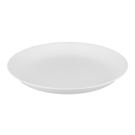 Plato Reutilizable Durable PP Mineral Blanco Ø21cm (6 Uds)