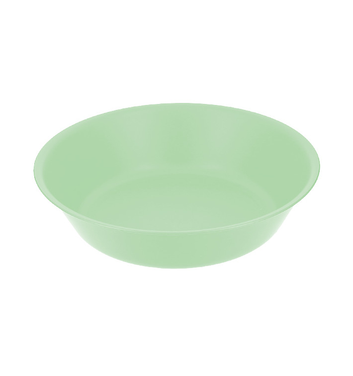 Plato Reutilizable Durable PP Mineral Verde Ø18cm (6 Uds) Plato Reutilizable Durable PP Mineral Verde Ø18cm (6 Uds)
