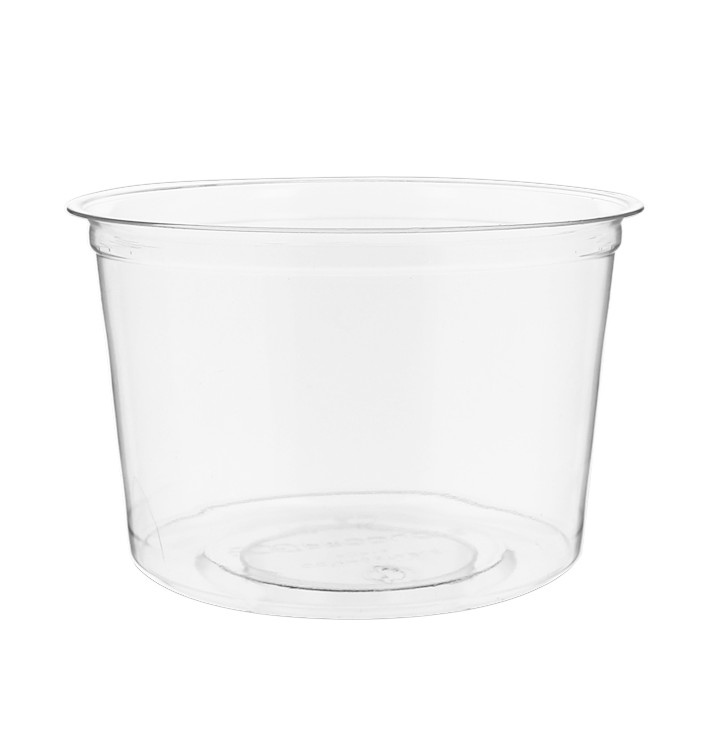 Tarrina Compostable PLA Transparente 470ml (50 Uds) Tarrina Compostable PLA Transparente 470ml (50 Uds)