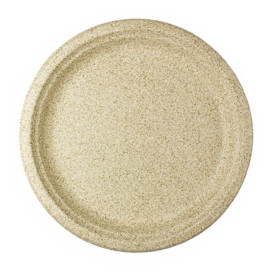 Plato de Pulpa de Trigo Natural Ø26cm (50 Uds)