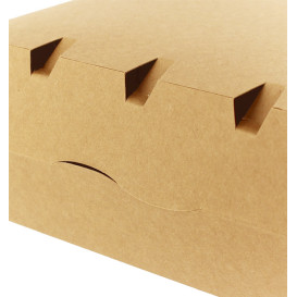 Caja Kraft para Hamburguesa Gigante 23x17,5x8 cm (175 Uds)