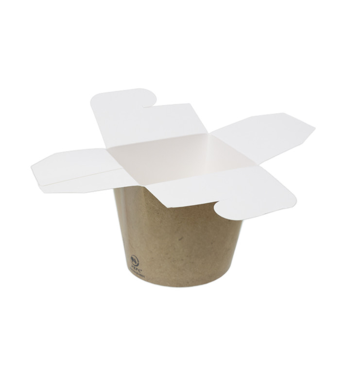 Envase de Comida para Llevar Kraft 800ml (50 Uds) Envase de Comida para Llevar Kraft 800ml (50 Uds)