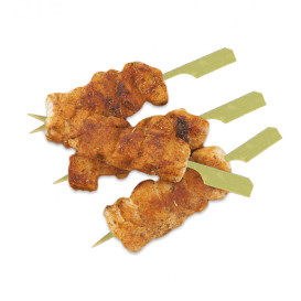 Pinchos de Bambu "Golf" Verde Natural 120mm (200 Uds)