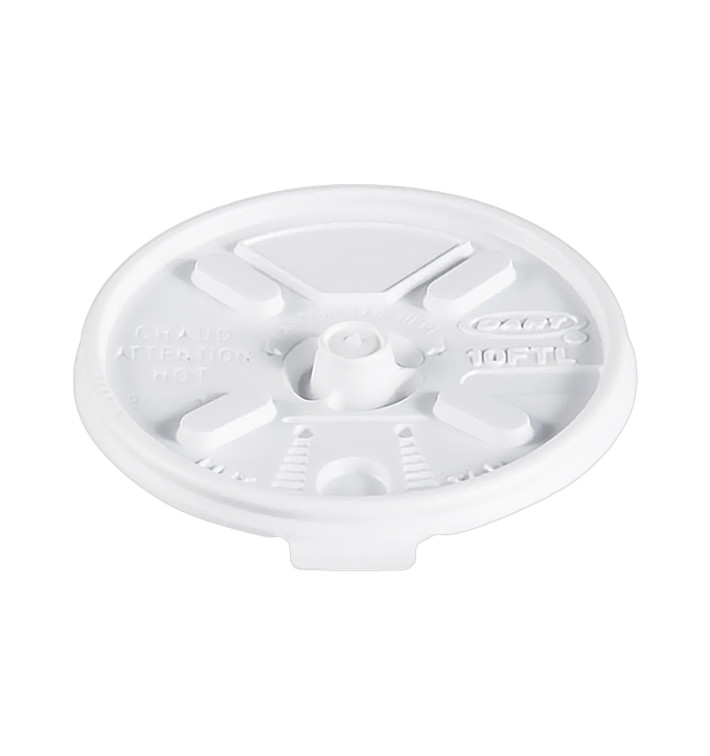 Tapa Travel Recerrable PS Blanco Ø8,6cm (100 Uds) Tapa Travel Recerrable PS Blanco Ø8,6cm (100 Uds)