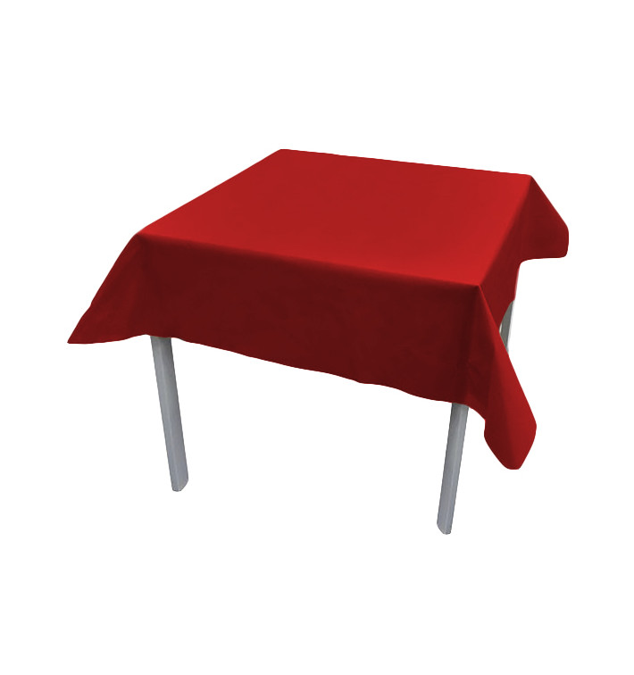 Mantel Cortado no Tejido Novotex Rojo 120x120cm (150 Uds) Mantel Cortado no Tejido Novotex Rojo 120x120cm (150 Uds)
