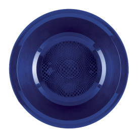 Plato Hondo Reutilizable PP Azul Round Ø19,5cm (50 Uds)