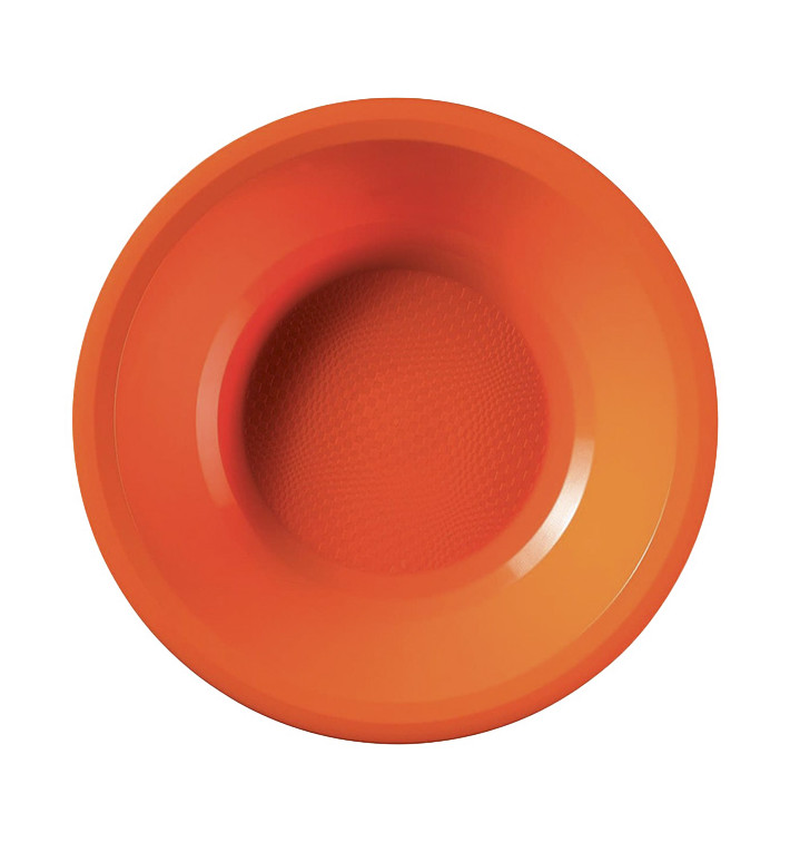Plato Hondo Reutilizable PP Naranja Round Ø19,5cm (50 Uds) Plato Hondo Reutilizable PP Naranja Round Ø19,5cm (50 Uds)