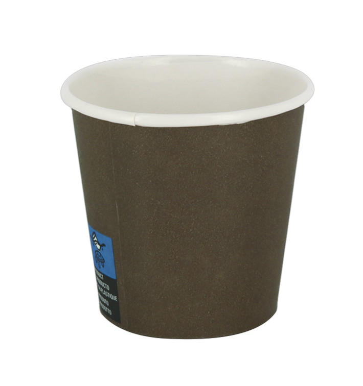 Vaso Cartón 4Oz/120ml Marrón Ø6,2cm (3.000 Uds) Vaso Cartón 4Oz/120ml Marrón Ø6,2cm (3.000 Uds)