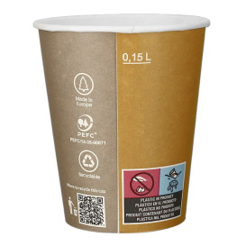 Vaso Cartón 6Oz/180ml "Specialty to go" Ø7,0cm (100 Uds)