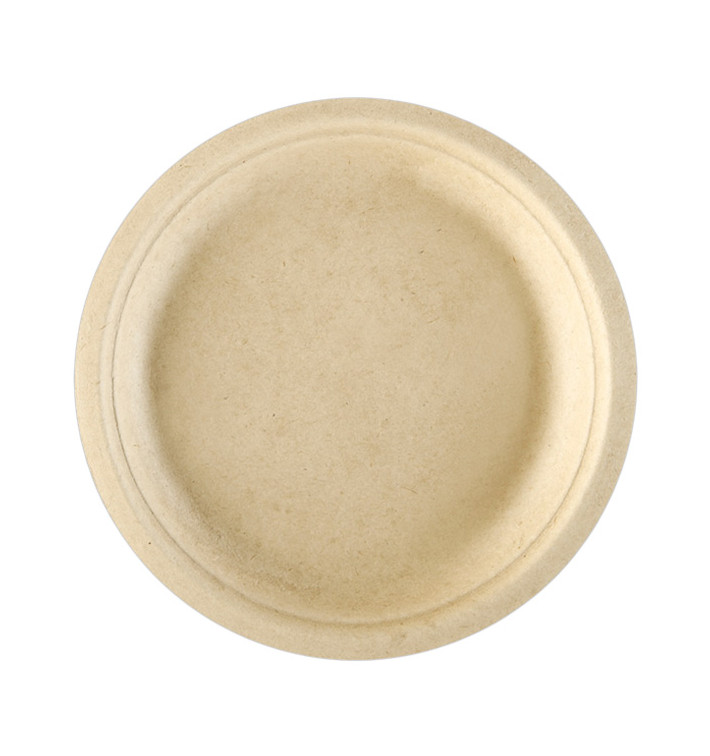 Plato Caña de Azucar Natural Ø180mm (50 Uds) Plato Caña de Azucar Natural Ø180mm (50 Uds)