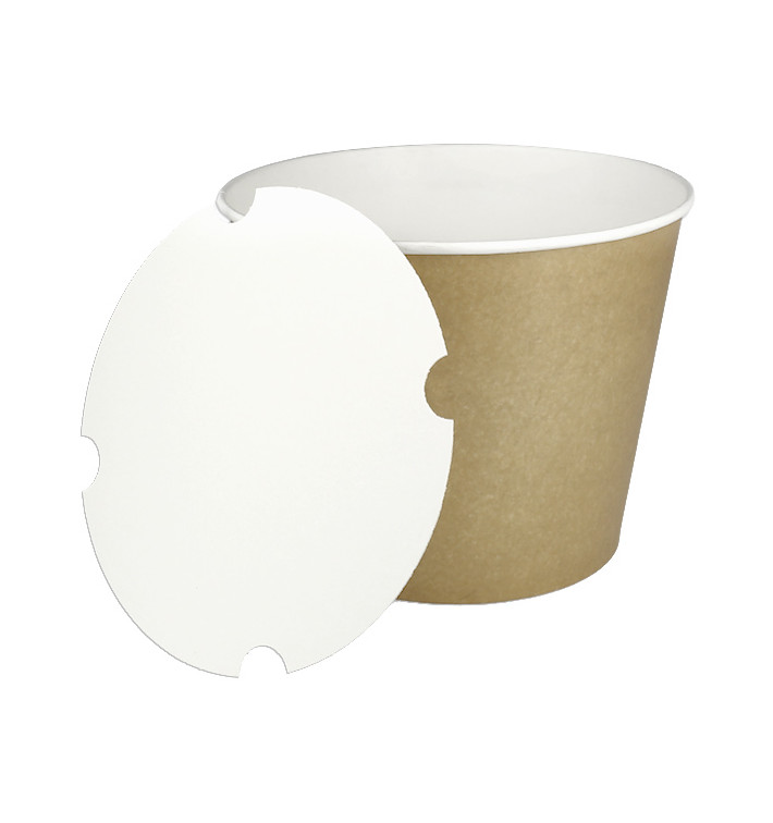 Cubo de Cartón para Pollo con Tapa 3990ml (25 Uds)