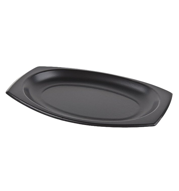 Plato Térmico FOAM Negro con Tapa 230x180mm (125 Uds)